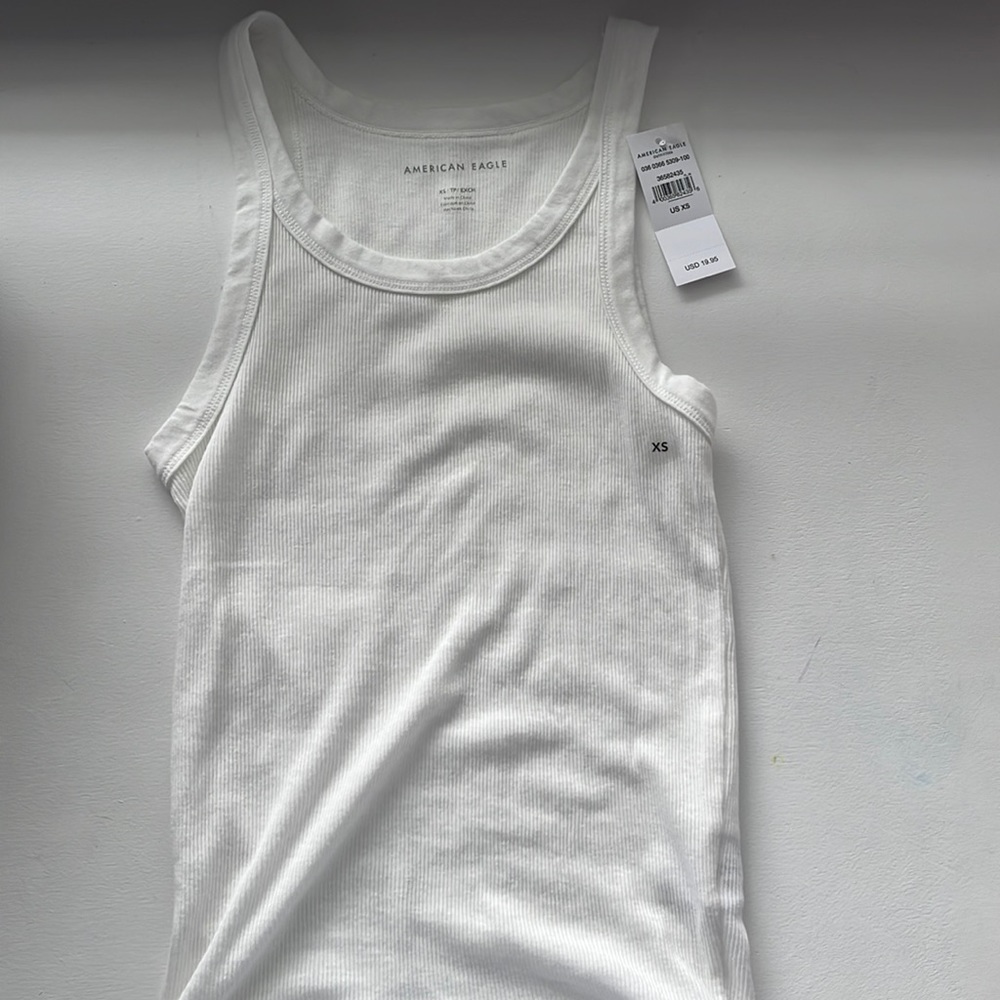 American eagle white tank top